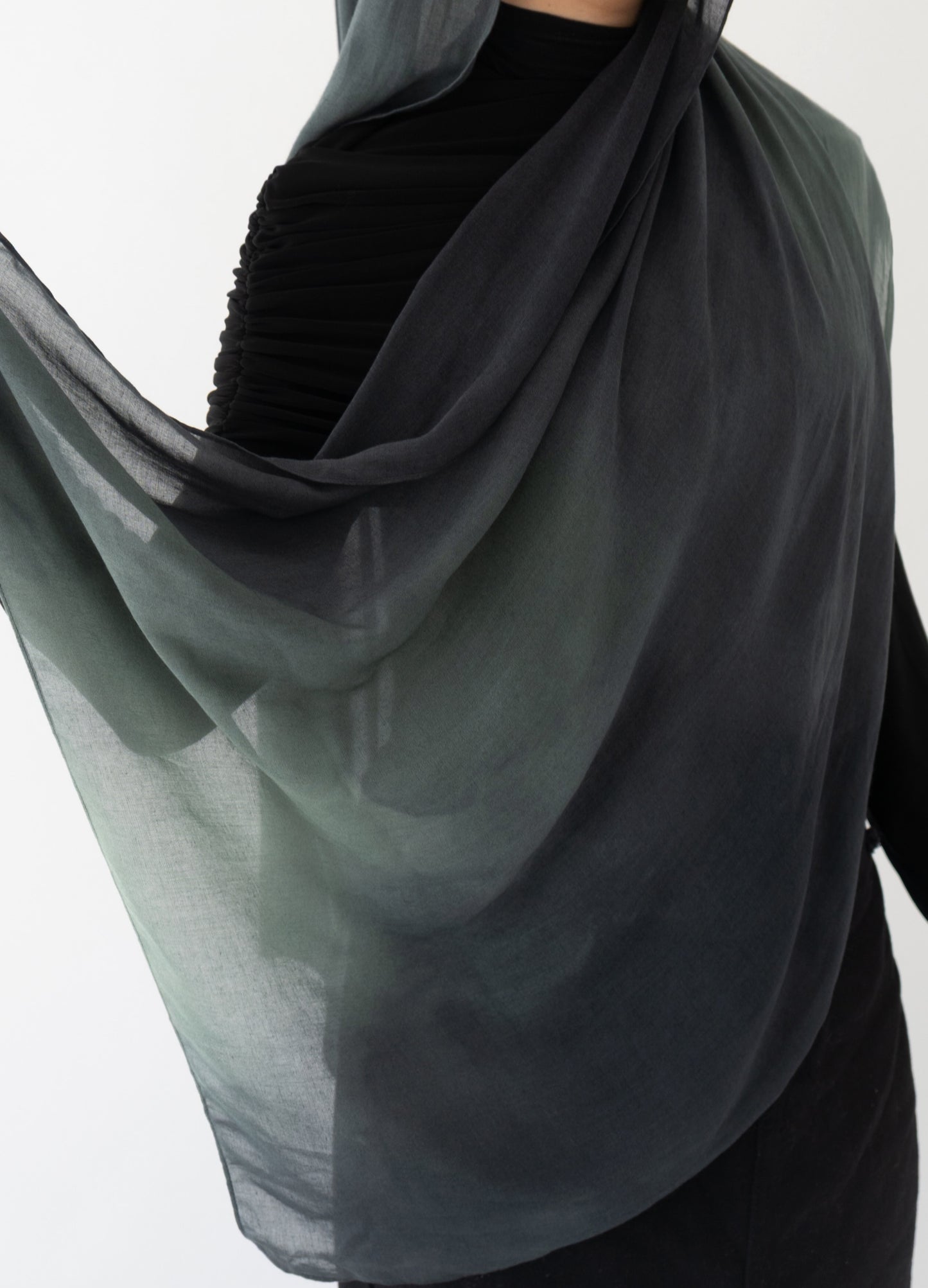 Emerald printed modal