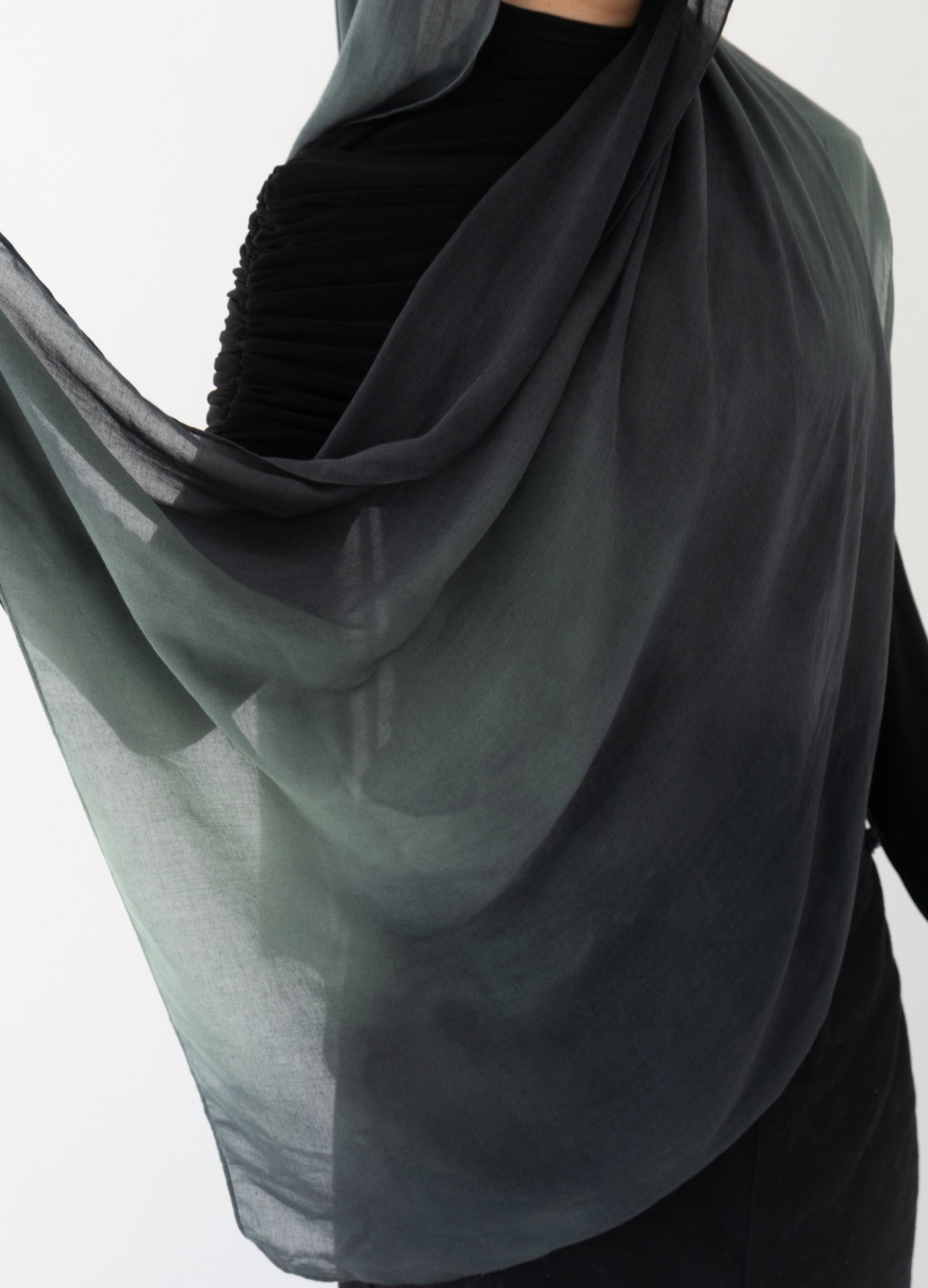 Emerald printed modal