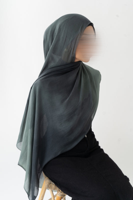 Emerald printed modal